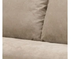 Casa Padrino Luxus Sofa im Barockstil Greige Samt, 222 x 108 x 89 cm - Limited Edition
