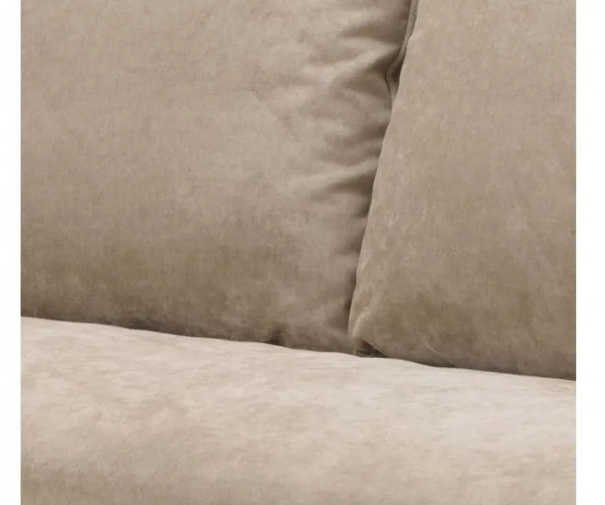 Casa Padrino Luxus Sofa im Barockstil Greige Samt, 222 x 108 x 89 cm - Limited Edition