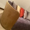 Casa Padrino Luxus Sofa Lila / Beige / Dunkelbraun / Gold - Wohnzimmer Sofa - Hotel Sofa - Luxus Möbel