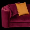 Casa Padrino Luxus Sofa Lila / Orange 275 x 89 x H. 75 cm - Wohnzimmer Sofa - Hotel Sofa - Wohnzimmer Möbel - Wohnzimmer Einrichtung - Hotel Möbel - Luxus Möbel - Luxus Einrichtung