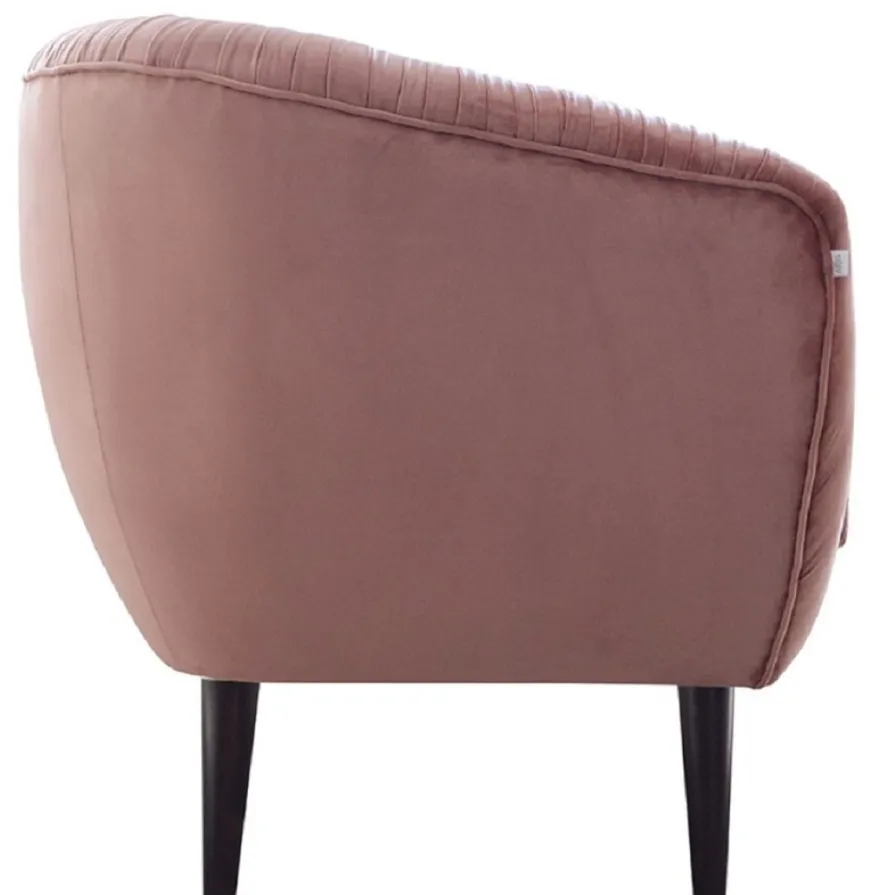 Casa Padrino Luxus Sofa mit dekorativen Falten 144 x 79 x H. 81 cm - Verschiedene Farben - Hotel Möbel