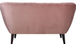 Casa Padrino Luxus Sofa mit dekorativen Falten 144 x 79 x H. 81 cm - Verschiedene Farben - Hotel Möbel