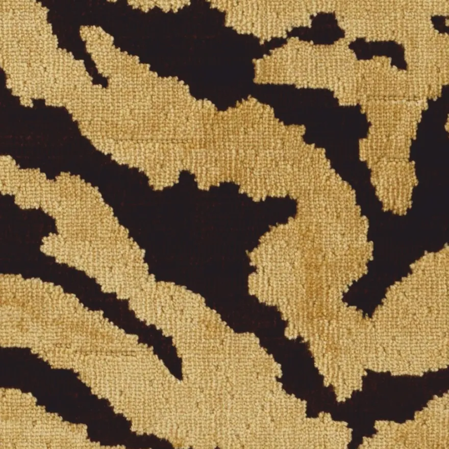 Casa Padrino Luxus Sofa mit Tiger Muster Gelb / Braun / Schwarz 239 cm - Wohzimmer & Hotel Möbel