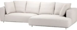 Casa Padrino Luxus Sofa Naturfarbig - Designer Ecksofa