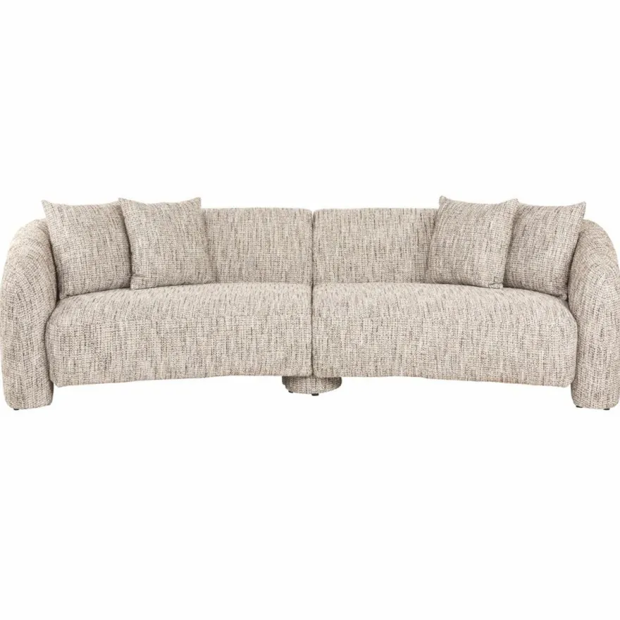 Casa Padrino Luxus Sofa Naturfarben 285 cm - Wohnzimmer & Hotel Möbel