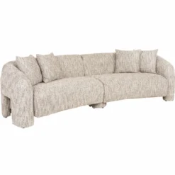 Casa Padrino Luxus Sofa Naturfarben 285 cm - Wohnzimmer & Hotel Möbel