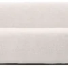 Casa Padrino Luxus Sofa Weiß / Schwarz 220 x 92 x H. 65 cm - Wohnzimmer Sofa - Hotel Sofa - Wohnzimmer Möbel - Hotel Möbel - Luxus Möbel - Luxus Einrichtung