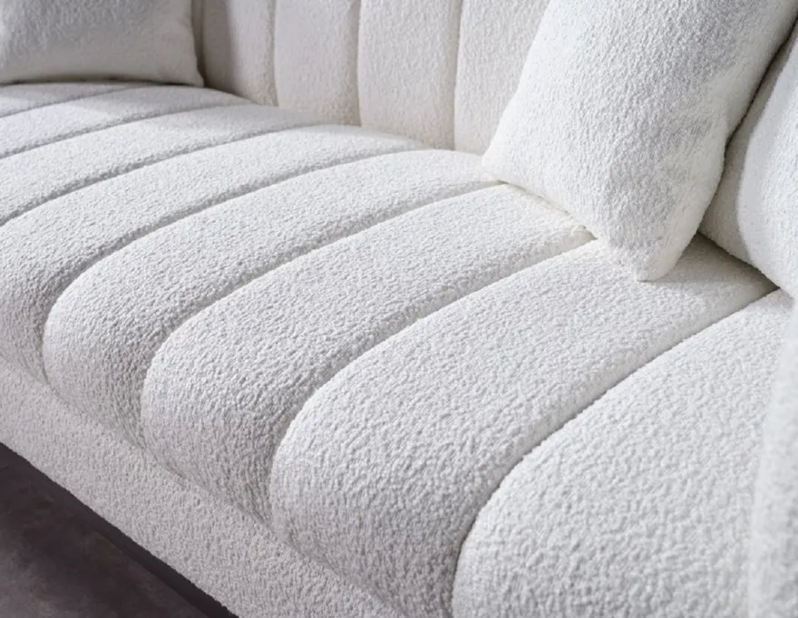 Casa Padrino Luxus Sofa Weiß / Schwarz 240 x 90 x H. 80 cm - Wohnzimmer Sofa - Hotel Sofa - Wohnzimmer Möbel - Hotel Möbel - Luxus Möbel - Luxus Einrichtung