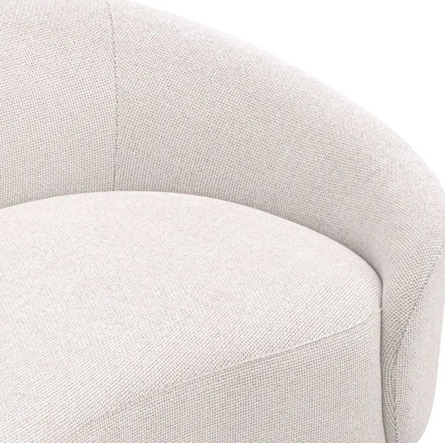 Casa Padrino Luxus Sofa Weiß / Schwarz 230 x 113 x H. 70 cm - Gebogenes Wohnzimmer Sofa - Wohnzimmer Möbel - Wohnzimmer Einrichtung - Luxus Möbel - Luxus Einrichtung - Möbel Luxus
