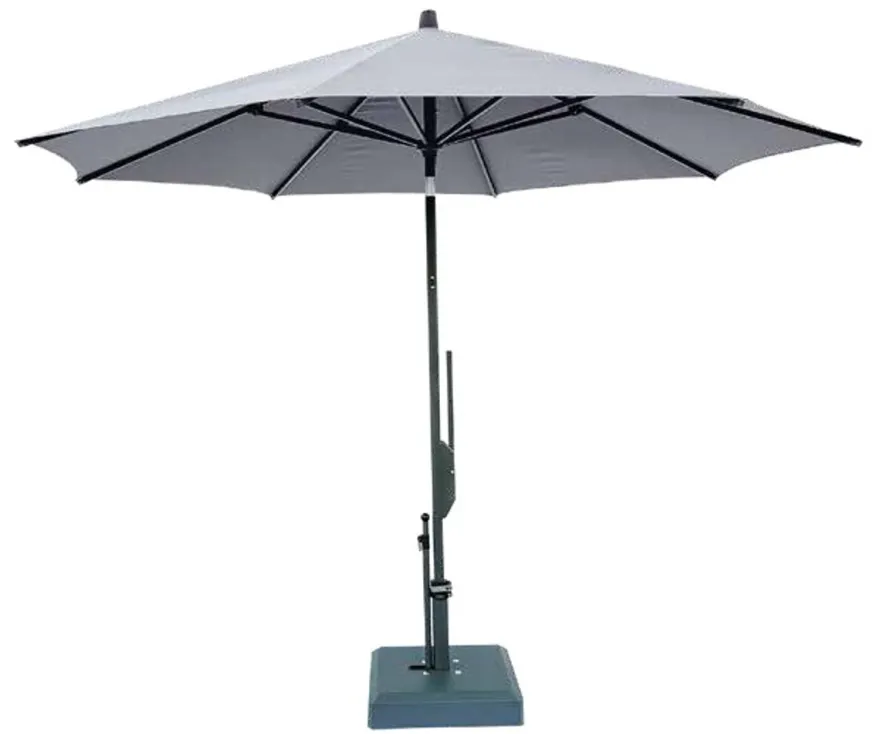 Casa Padrino Luxus Sonnenschirm Anthrazit / Grau - Quadratischer Gartenschirm mit Aluminium Mast und Polyacryl Bezug - 250 x 250 cm