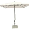 Casa Padrino Luxus Sonnenschirm Champagne / Beige - Runder Gartenschirm mit Aluminium Mast und Polyacryl Bezug - Durchmesser 300 cm