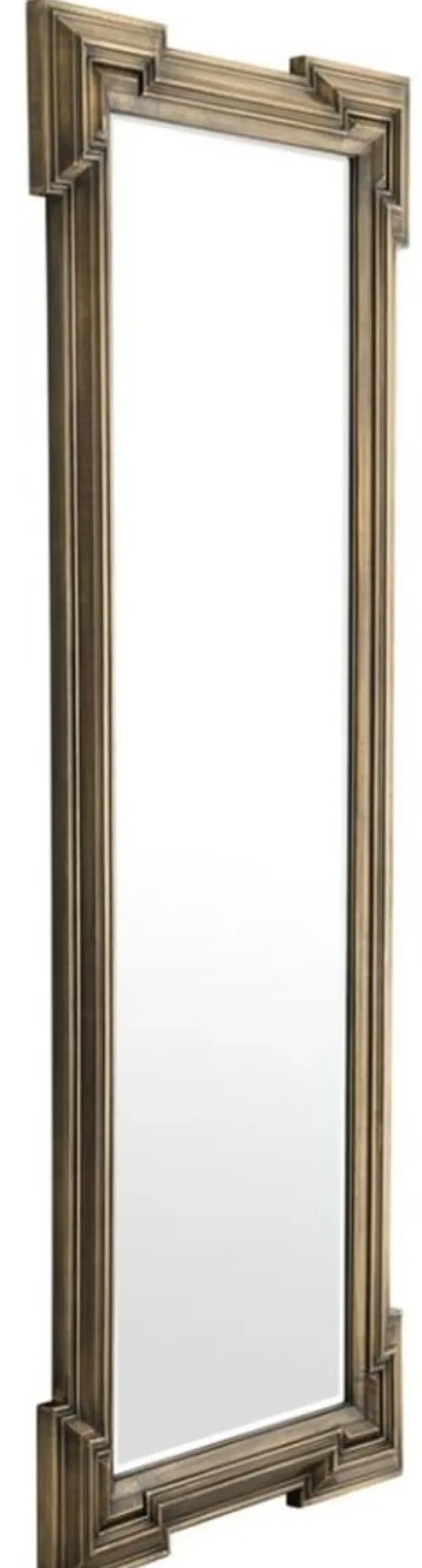 Casa Padrino Luxus Spiegel Antik Messing 85 x H. 220 cm - Designer Wandspiegel