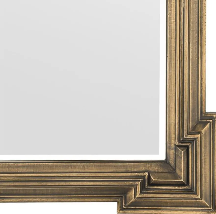 Casa Padrino Luxus Spiegel Antik Messing 85 x H. 220 cm - Designer Wandspiegel