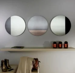 Casa Padrino Luxus Spiegel Bronze Ø 58 cm - Designermöbel & Accessoires