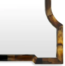Casa Padrino Luxus Spiegel Braun / Naturfarben H. 130 cm - Luxus Qualität