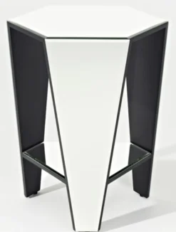 Casa Padrino Luxus Spiegelglas Beistelltisch 45 x 40 x H. 56 cm - Designermöbel