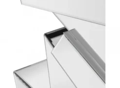 Casa Padrino Luxus Spiegelglas Konsole 120 x 40 x H. 90 cm - Glänzendes Designermöbel für gehobene Wohnräume