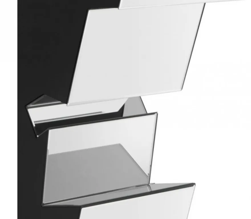 Casa Padrino Luxus Spiegelglas Konsole 120 x 40 x H. 90 cm - Glänzendes Designermöbel für gehobene Wohnräume