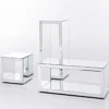 Casa Padrino Luxus Spiegelglas Beistelltisch im Würfel Design 46 x 46 x H. 48 cm - Designer Wohnzimmermöbel
