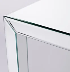 Casa Padrino Luxus Spiegelglas Beistelltisch im Würfel Design 46 x 46 x H. 48 cm - Designer Wohnzimmermöbel