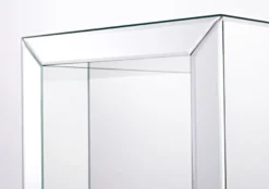 Casa Padrino Luxus Spiegelglas Beistelltisch im Würfel Design 46 x 46 x H. 48 cm - Designer Wohnzimmermöbel