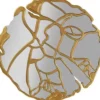Casa Padrino Luxus Spiegel Gold Ø 120 cm - Runder Wohnzimmer Wandspiegel - Garderoben Spiegel - Schlafzimmer Spiegel - Luxus Kollektion