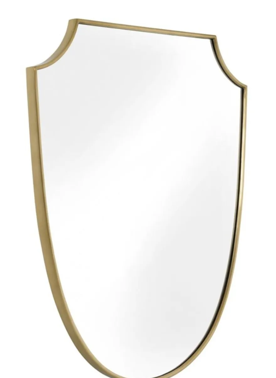 Casa Padrino Luxus Spiegel Messing 61 x H. 72 cm - Designer Wandspiegel