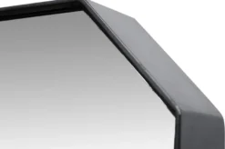 Casa Padrino Luxus Spiegel mit schwarz pulverbeschichteten Stahlrahmen 80 x H. 220 cm - Luxus Kollektion