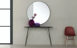 Casa Padrino Luxus Spiegel Rauchgrau 96 x H. 96 cm - Designermöbel & Accessoires