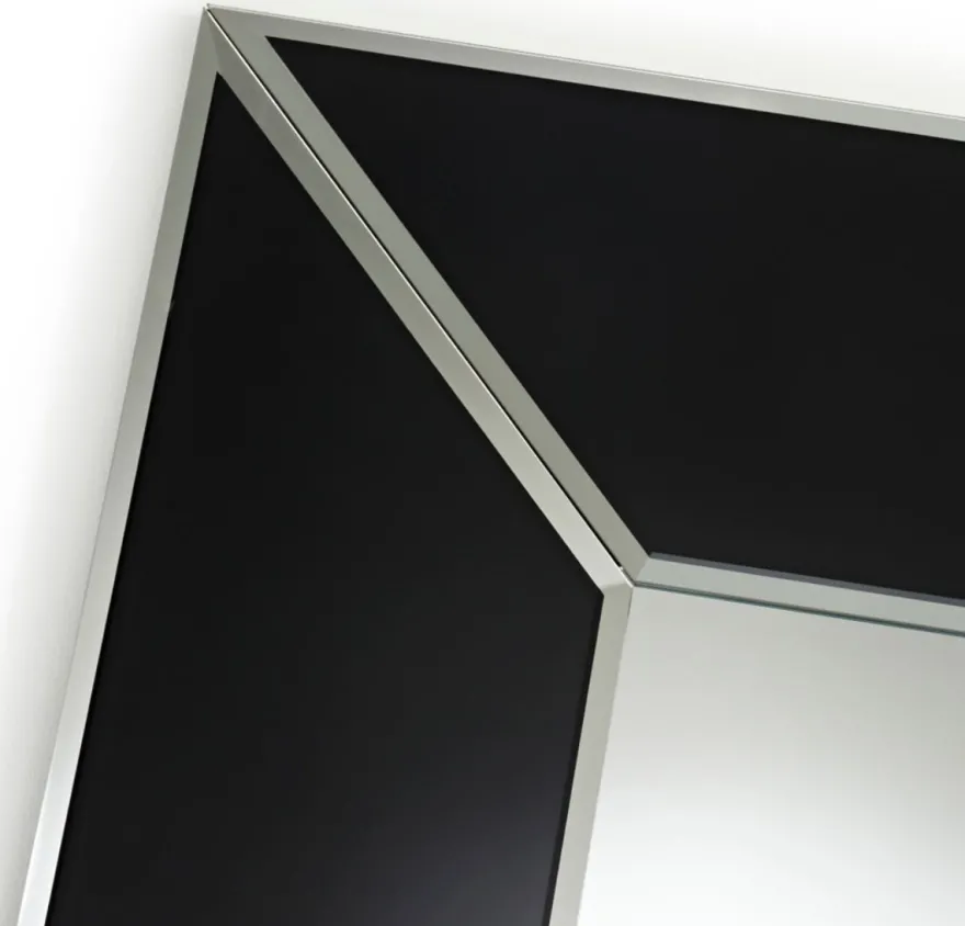 Casa Padrino Luxus Spiegel Schwarz 90 x H. 90 cm - Luxus Möbel & Accessoires