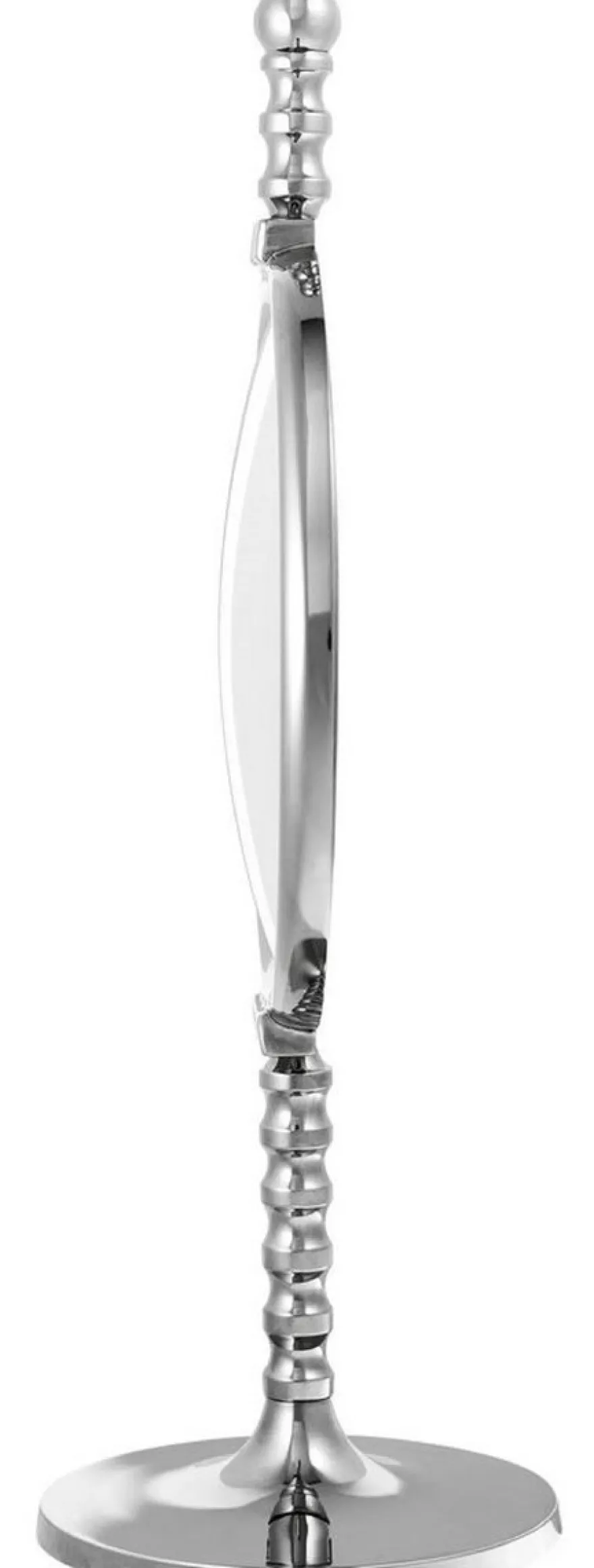 Casa Padrino Luxus Spiegel Set Silber - 2 Tischspiegel mit konvexem Spiegelglas - Deko Accessoires