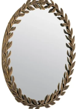 Casa Padrino Luxus Spiegel Vintage Messingfarben Ø 68,5 cm - Runder Wandspiegel - Luxus Möbel - Luxus Kollektion