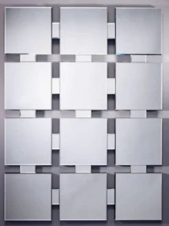 Casa Padrino Luxus Spiegel / Wandspiegel 90 x H. 122 cm - Luxus Qualität