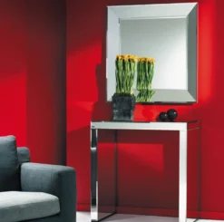 Casa Padrino Luxus Spiegel / Wandspiegel 89 x H. 89 cm - Luxus Kollektion