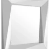 Casa Padrino Luxus Spiegel / Wandspiegel Silber 100 x H. 100 cm - Luxus Qualität