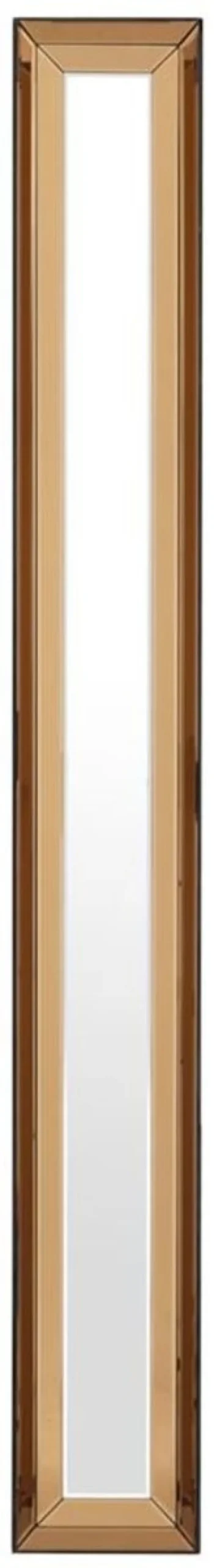 Casa Padrino Luxus Spiegel / Wandspiegel Bernsteinfarben 24,5 x 6,5 x H. 200,5 cm - Hotel Möbel