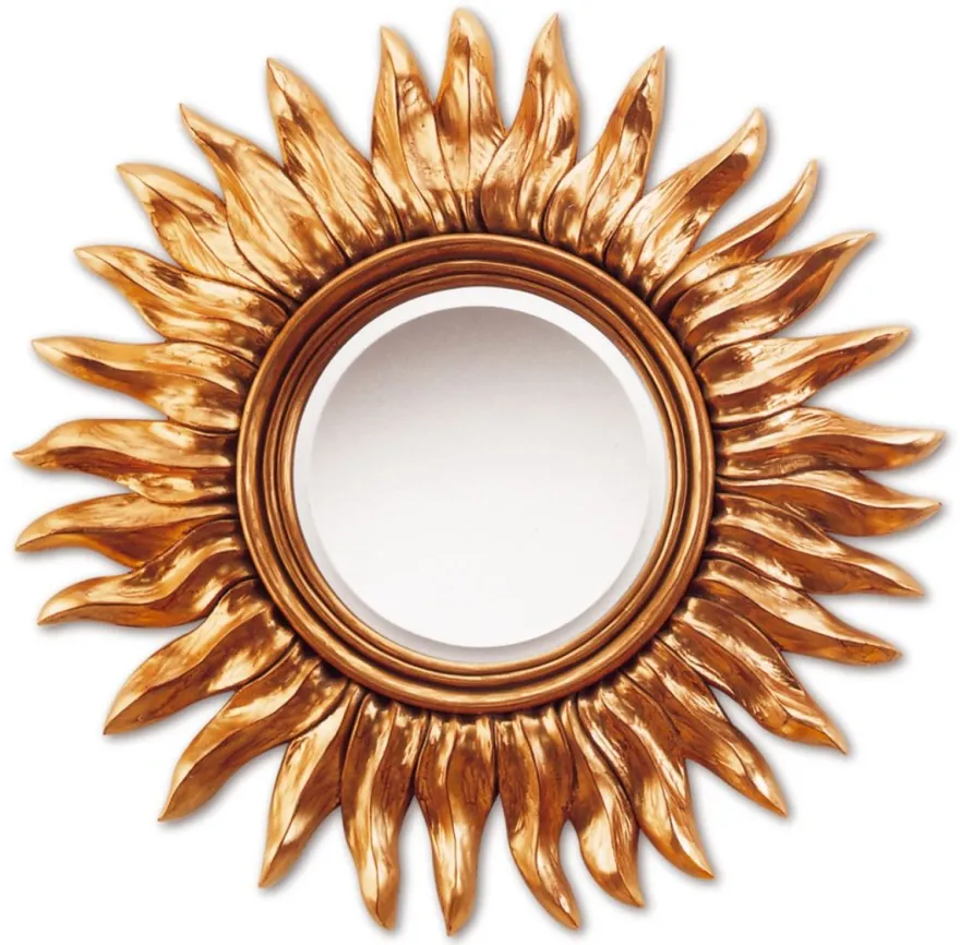 Casa Padrino Luxus Spiegel / Wandspiegel Gold Ø 82 cm - Designer Kollektion