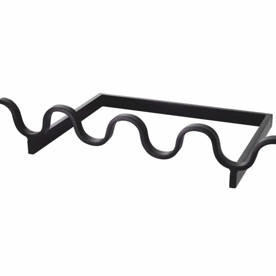 Casa Padrino Luxus Stahl Feuerbock Schwarz 73 cm - Luxus Kamin Zubehör - Luxus Accessoires - Hotel Accessoires