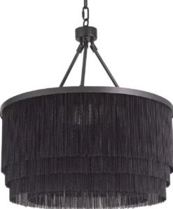 Casa Padrino Luxus Stahl Kronleuchter Bronzefarben Ø 60 x H. 68 cm - Runder Hotel & Restaurant Kronleuchter - Luxus Qualität