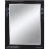 Casa Padrino Luxus Standspiegel Schwarz 80 x 5 x H. 180 cm - Ganzkörperspiegel