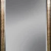 Casa Padrino Luxus Standspiegel Schwarz / Champagnerfarben 70 x 5 x H. 170 cm - Ganzkörperspiegel