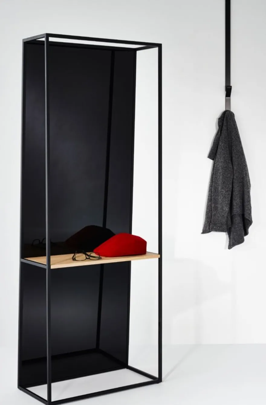 Casa Padrino Luxus Standspiegel mit Regal 65 x 32 x H. 17 cm - Designer Spiegel