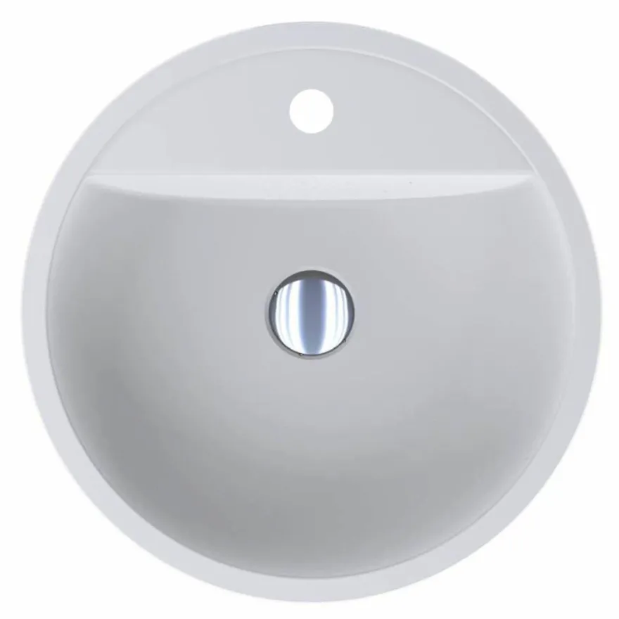 Casa Padrino Luxus Standwaschbecken Weiß Ø 46 x H. 88 cm - Badezimmer Accessoires
