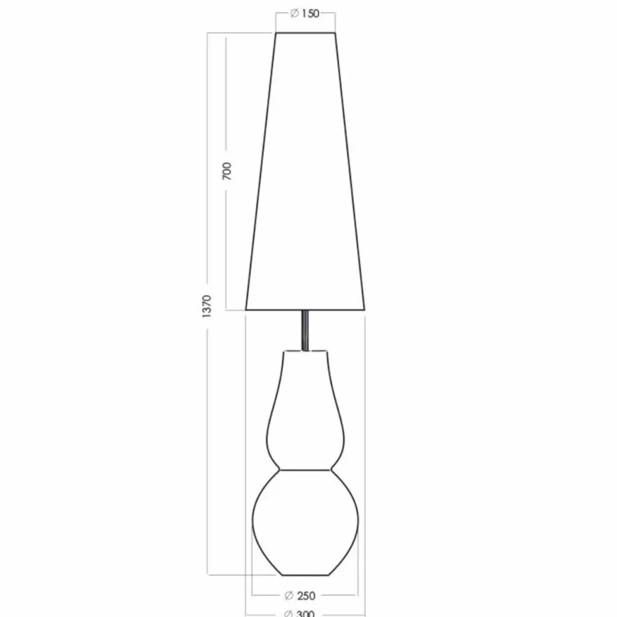 Casa Padrino Luxus Stehleuchte Schwarz H. 137 cm - Runde Glas Stehleuchte