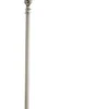Casa Padrino Luxus Stehleuchte mit Schwenkarm Silber / Weiß Ø 30 x H. 115-143 cm - Höhenverstellbare Wohnzimmer Lampe