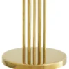 Casa Padrino Luxus Stehleuchte Gold / Schwarz Ø 48 x H. 176 cm - Designer Lampe mit Kristallglas - Luxus Wohnzimmer Lampe