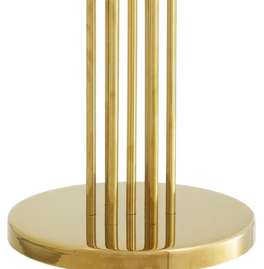Casa Padrino Luxus Stehleuchte Gold / Schwarz Ø 48 x H. 176 cm - Designer Lampe mit Kristallglas - Luxus Wohnzimmer Lampe