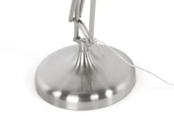 Casa Padrino Luxus Stehleuchte im klassischen Stil aus gebürstetem Metall in Silber - H 230 cm