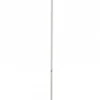 Casa Padrino Luxus Stehleuchte Nickel - Elegante Design Bodenleuchte in Nickel und Schwarz, 131 cm Höhe