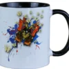 Casa Padrino Luxus Tasse Schmetterlinge Bunt von Harald Glööckler – 9,5 cm x 8,5 cm, 320 ml